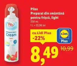Lidl Pilos Preparat din smântână pentru friscă, light Ofertă