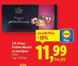 Lidl J.D. Gross Praline Mozart cu marţipan Ofertă