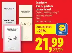 Lidl Suddenly Apă de parfum pentru femei Ofertă