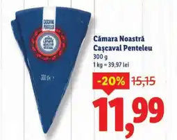Lidl Cǎmara Noastră Cascaval Penteleu Ofertă