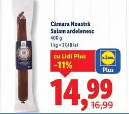 Lidl Cǎmara Noastră Salam ardelenesc Ofertă