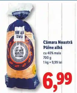 Lidl Cămara Noastră Pâine albă Ofertă