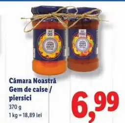 Lidl Cămara Noastră Gem de caise / piersici Ofertă