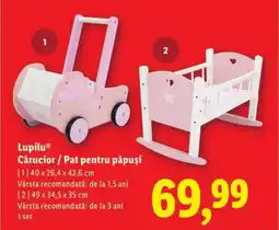 Lidl Lupilu Cărucior / Pat pentru păpuşi Ofertă