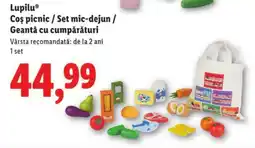 Lidl Lupilu Cos picnic/Set mic-dejun / Geantă cu cumpărături Ofertă
