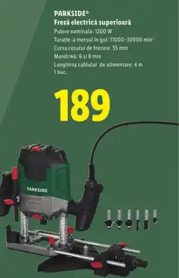 Lidl PARKSIDE Freză electrică superioară Ofertă
