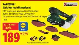 Lidl PARKSIDE Şlefuitor multifuncțional Ofertă