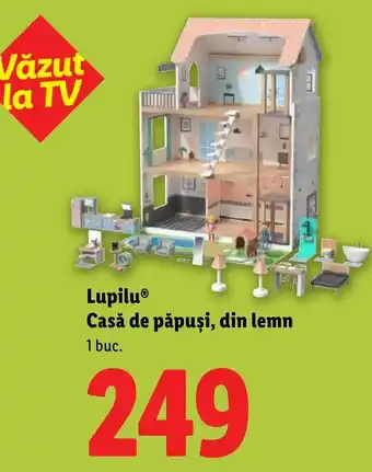 Lupilu Casă de păpuși, din lemn