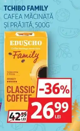 Auchan Tchibo family cafea măcinată şi prăjită Ofertă