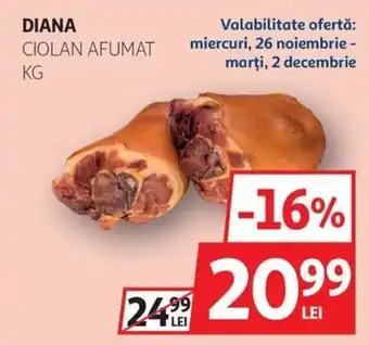 Auchan Diana ciolan afumat Ofertă