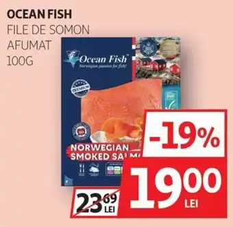 Auchan Ocean fish file de somon afumat Ofertă