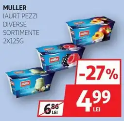 Auchan Muller iaurt pezzi Ofertă