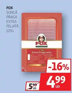 Auchan Fox şuncă praga extra feliată Ofertă