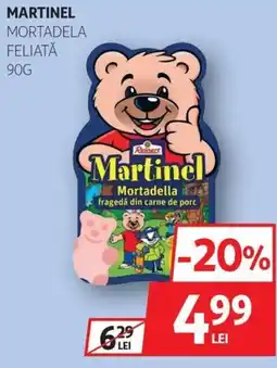 Auchan Martinel mortadela feliată Ofertă