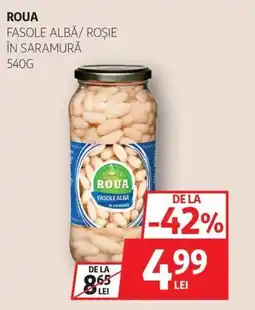 Auchan Roua fasole albă/ rosie în saramură Ofertă