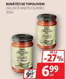 Auchan Bunătăţi de topoloveni zacuscă vinete/ciuperci Ofertă
