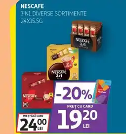 Auchan Nescafe 3in1 Ofertă