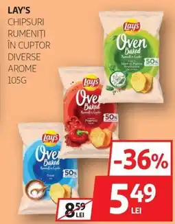 Auchan Lay's chipsuri rumeniti în cuptor Ofertă