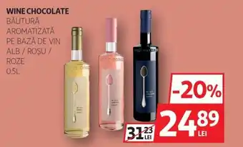 Auchan Wine chocolate băutură aromatizată pe bază de vin alb / roșu / roze Ofertă