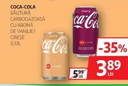 Auchan Coca-cola băutură carbogazoasă cu aromă de vanilie/ cireșe Ofertă