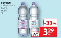 Auchan Biborțeni apă magnesia carbo lejeră Ofertă