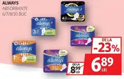 Auchan Always absorbante Ofertă