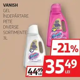 Auchan Vanish gel îndepărtare pete Ofertă