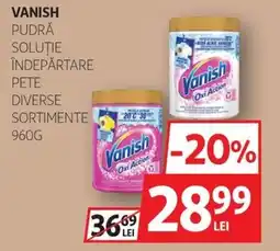Auchan Vanish pudră soluţie îndepărtare Ofertă