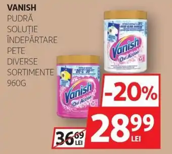 Auchan Vanish pudră soluţie îndepărtare Ofertă