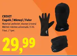Lidl CRIVIT Cagulă / Mănuşi / Fular Ofertă