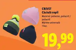 Lidl CRIVIT Căciulă copii Ofertă