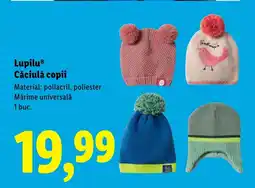 Lidl LupiluⓇ Căciulă copii Ofertă