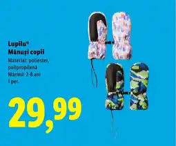 Lidl Lupilu® Mănuşi copii Ofertă