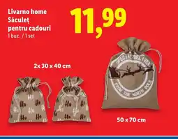 Lidl Livarno Home Sǎculeţ pentru cadouri Ofertă