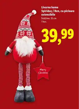 Lidl Livarno Home Spiridus / Ren, cu picioare extensibile Ofertă