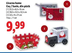Lidl Livarno Home Coş / Sanie, din pâslă Ofertă
