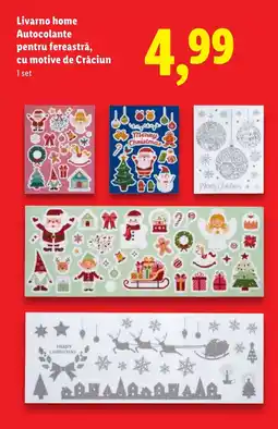 Lidl Livarno Home Autocolante pentru fereastră, cu motive de Crăciun Ofertă