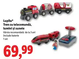 Lidl Lupilu® Tren cu telecomandă, lumini şi sunete Ofertă