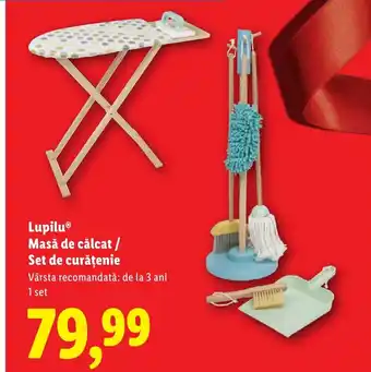 Lupilu® Masă de călcat / Set de curăţenie