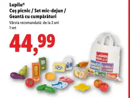 Lidl Lupilu® Cos picnic/Set mic-dejun / Geantă cu cumpărături Ofertă