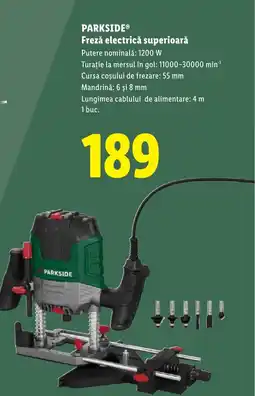 Lidl PARKSIDE® Frezǎ electrică superioară Ofertă