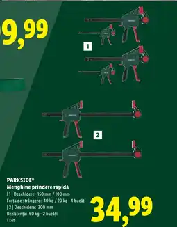 Lidl PARKSIDEⓇ Menghine prindere rapidă Ofertă