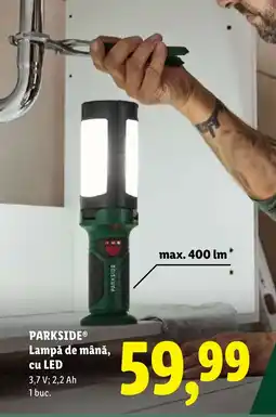 Lidl PARKSIDE® Lampă de mână, cu LED Ofertă