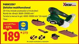 Lidl PARKSIDE® Şlefuitor multifuncțional Ofertă