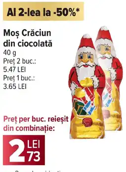 Carrefour Moş Crăciun din ciocolată Ofertă