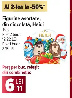 Carrefour Figurine asortate, din ciocolată, Heidi Ofertă