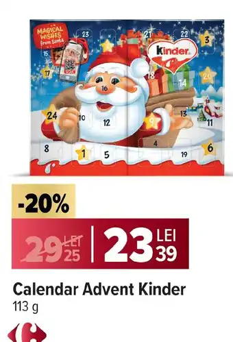 Calendar Advent Kinder