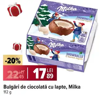 Bulgări de ciocolată cu lapte, Milka