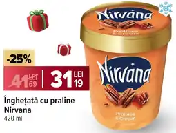 Carrefour înghețată cu praline Nirvana Ofertă