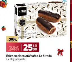 Carrefour Ecler cu ciocolată/cafea La Strada Ofertă